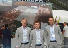 Tom van Veen, Youri Heijker and Marco Zwinkels (Prins Group) ‘in the middle of Mexico’. At least the temperatures at GreenTech in Hall 1 were Mexico-like.